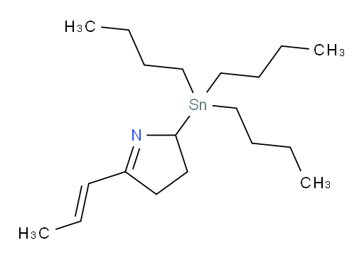 (E)-5-(prop-1-en-1-yl)-2-(tributylstannyl)-3,4-dihydro-2H-pyrrole