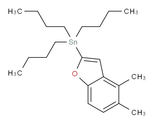 tributyl(4,5-dimethylbenzofuran-2-yl)stannane