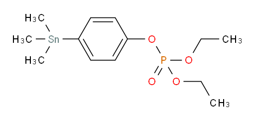 diethyl (4-(trimethylstannyl)phenyl) phosphate
