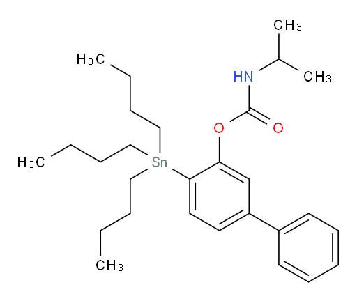 4-(tributylstannyl)-[1,1'-biphenyl]-3-yl isopropylcarbamate