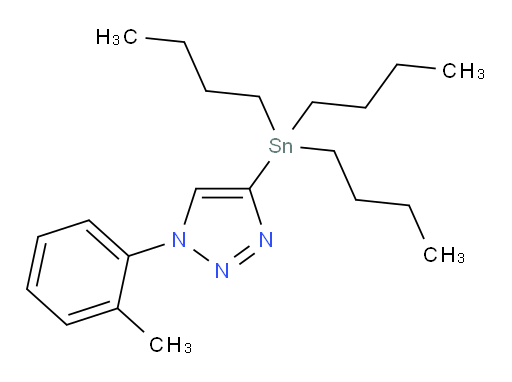 1-(o-tolyl)-4-(tributylstannyl)-1H-1,2,3-triazole