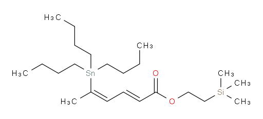 (2E,4Z)-2-(trimethylsilyl)ethyl 5-(tributylstannyl)hexa-2,4-dienoate
