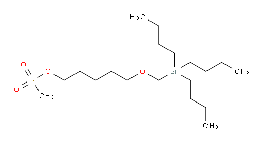 5-((tributylstannyl)methoxy)pentyl methanesulfonate