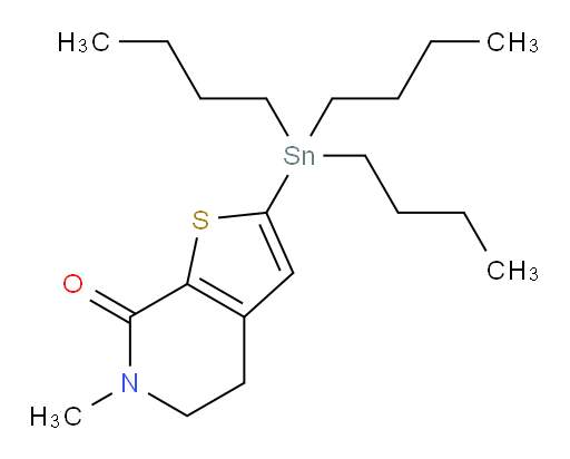 6-甲基-2-(三丁基锡基)-5,6-二氢噻吩并[2,3-c]吡啶-7(4H)-酮
