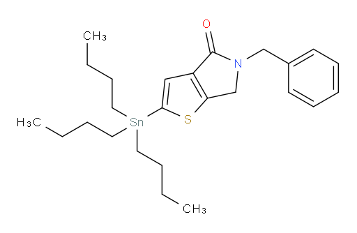 5-benzyl-2-(tributylstannyl)-5,6-dihydro-4H-thieno[2,3-c]pyrrol-4-one