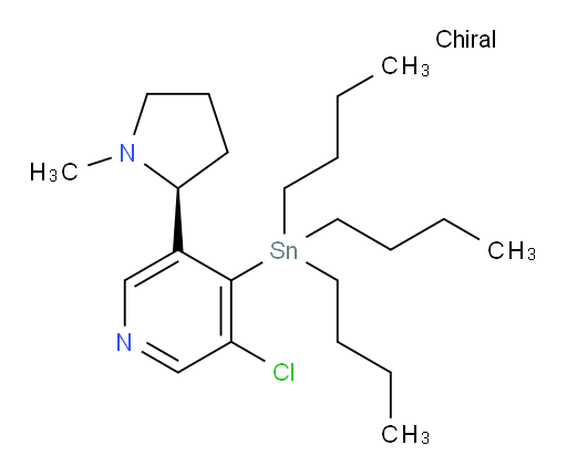 (S)-3-chloro-5-(1-methylpyrrolidin-2-yl)-4-(tributylstannyl)pyridine