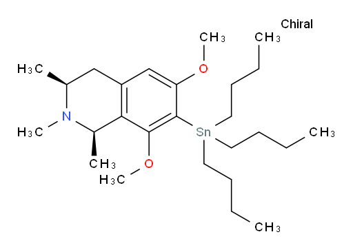 (1R,3S)-6,8-dimethoxy-1,2,3-trimethyl-7-(tributylstannyl)-1,2,3,4-tetrahydroisoquinoline