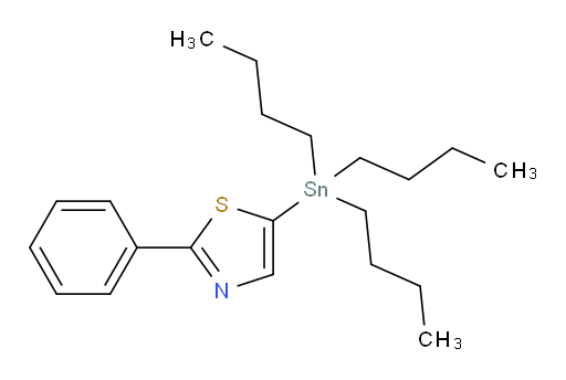 2-phenyl-5-(tributylstannyl)thiazole
