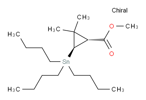 (1R,3R)-methyl 2,2-dimethyl-3-(tributylstannyl)cyclopropanecarboxylate