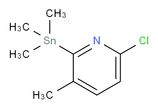6-chloro-3-methyl-2-(trimethylstannyl)pyridine