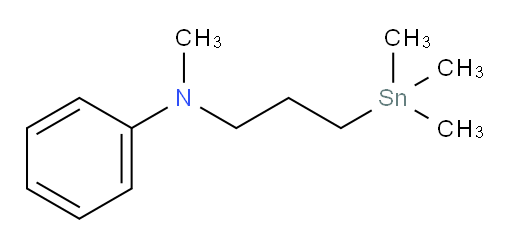 N-methyl-N-(3-(trimethylstannyl)propyl)aniline