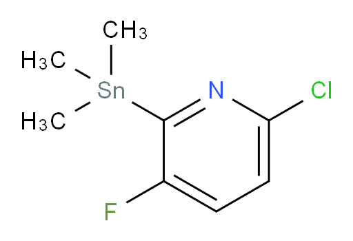6-chloro-3-fluoro-2-(trimethylstannyl)pyridine