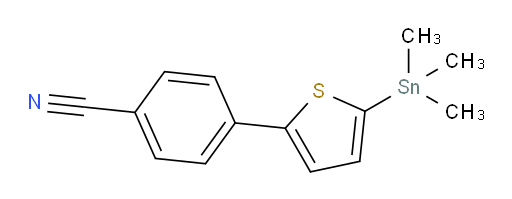 4-(5-(trimethylstannyl)thiophen-2-yl)benzonitrile