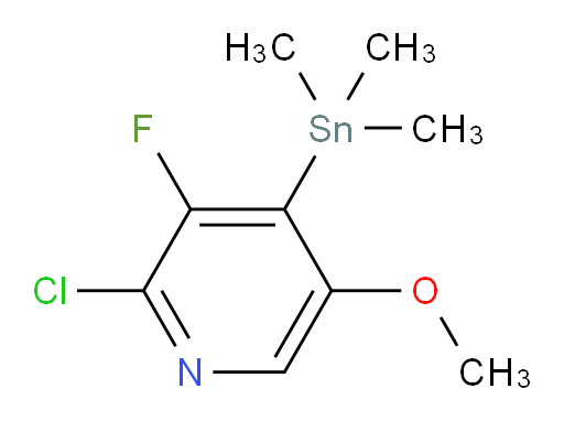2-chloro-3-fluoro-5-methoxy-4-(trimethylstannyl)pyridine
