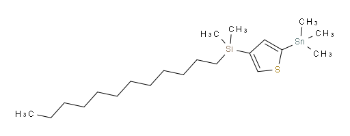 dodecyldimethyl(5-(trimethylstannyl)thiophen-3-yl)silane