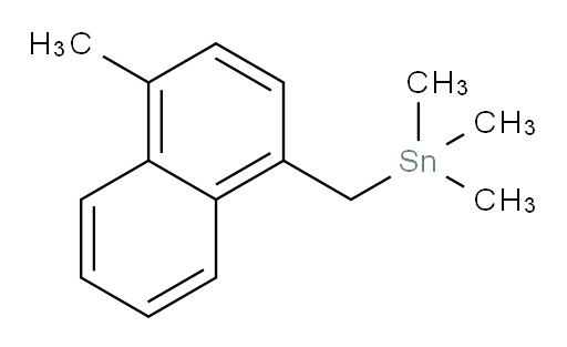 trimethyl((4-methylnaphthalen-1-yl)methyl)stannane