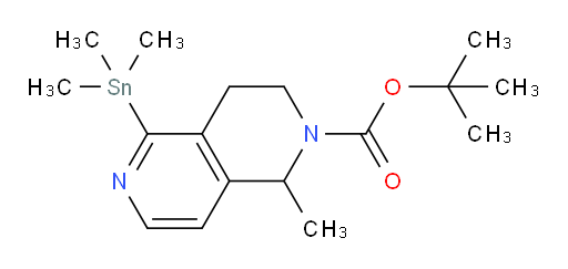 tert-butyl 1-methyl-5-(trimethylstannyl)-3,4-dihydro-2,6-naphthyridine-2(1H)-carboxylate