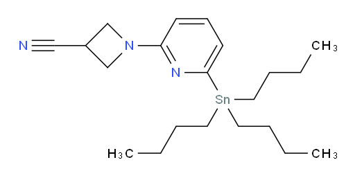 1-(6-(tributylstannyl)pyridin-2-yl)azetidine-3-carbonitrile