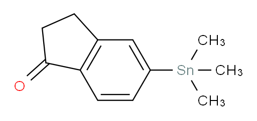5-(trimethylstannyl)-2,3-dihydro-1H-inden-1-one