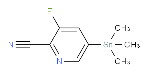 3-fluoro-5-(trimethylstannyl)picolinonitrile