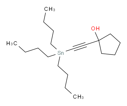 1-((tributylstannyl)ethynyl)cyclopentanol