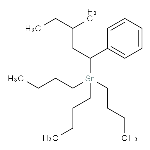 tributyl(3-methyl-1-phenylpentyl)stannane