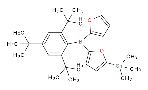 (5-(furan-2-yl(2,4,6-tri-tert-butylphenyl)boryl)furan-2-yl)trimethylstannane