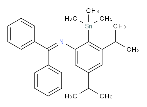 N-(diphenylmethylene)-3,5-diisopropyl-2-(trimethylstannyl)aniline