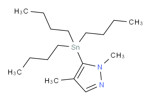 1,4-dimethyl-5-(tributylstannyl)-1H-pyrazole