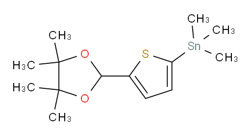 trimethyl(5-(4,4,5,5-tetramethyl-1,3-dioxolan-2-yl)thiophen-2-yl)stannane