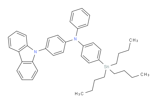 N-(4-(9H-carbazol-9-yl)phenyl)-N-phenyl-4-(tributylstannyl)aniline