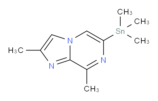 2,8-dimethyl-6-(trimethylstannyl)imidazo[1,2-a]pyrazine