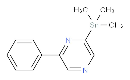 2-phenyl-6-(trimethylstannyl)pyrazine