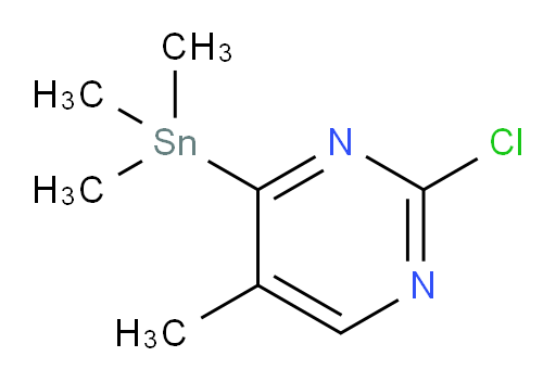 2-chloro-5-methyl-4-(trimethylstannyl)pyrimidine