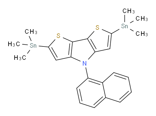 4-(naphthalen-1-yl)-2,6-bis(trimethylstannyl)-4H-dithieno[3,2-b:2',3'-d]pyrrole