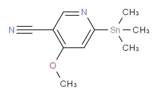 4-methoxy-6-(trimethylstannyl)nicotinonitrile