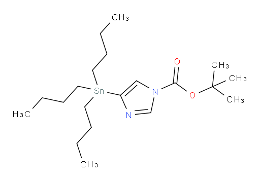 tert-butyl 4-(tributylstannyl)-1H-imidazole-1-carboxylate