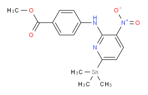 methyl 4-((3-nitro-6-(trimethylstannyl)pyridin-2-yl)amino)benzoate