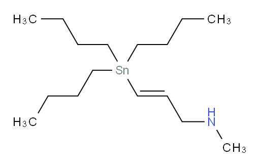 (E)-N-methyl-3-(tributylstannyl)prop-2-en-1-amine