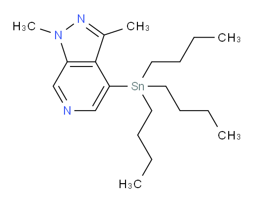 1,3-dimethyl-4-(tributylstannyl)-1H-pyrazolo[3,4-c]pyridine