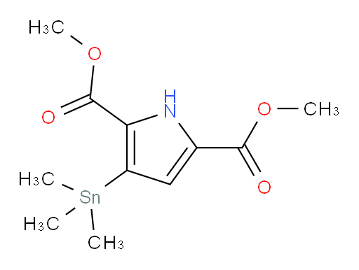 dimethyl 3-(trimethylstannyl)-1H-pyrrole-2,5-dicarboxylate