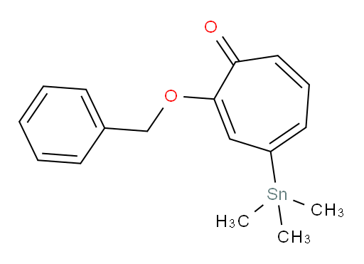 2-(benzyloxy)-4-(trimethylstannyl)cyclohepta-2,4,6-trienone