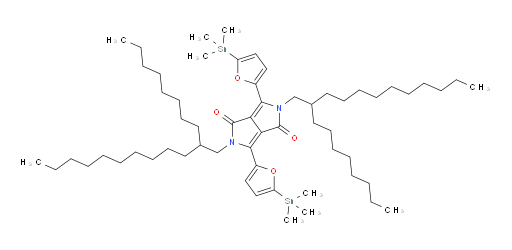 2,5-bis(2-octyldodecyl)-3,6-bis(5-(trimethylstannyl)furan-2-yl)pyrrolo[3,4-c]pyrrole-1,4(2H,5H)-dione