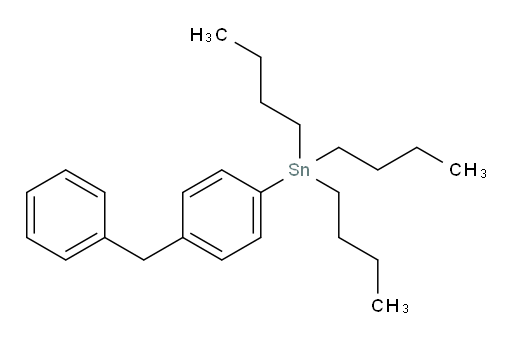 (4-benzylphenyl)tributylstannane