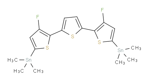 (3,3''-difluoro-[2,2':5',2''-terthiophene]-5,5''-diyl)bis(trimethylstannane)