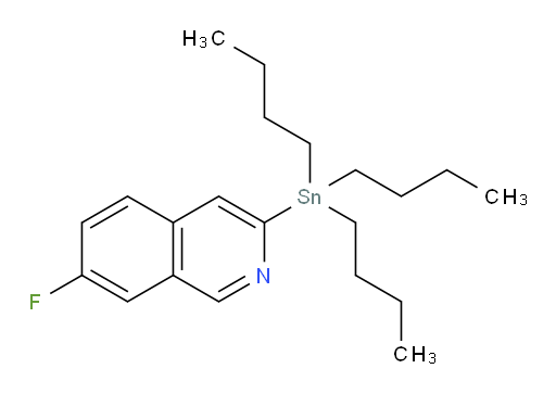 7-fluoro-3-(tributylstannyl)isoquinoline