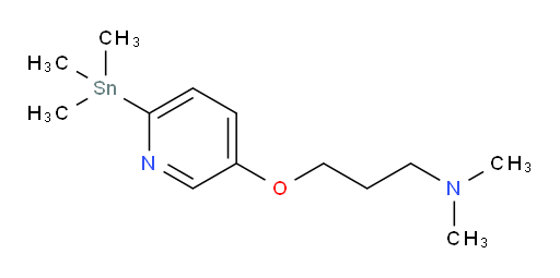 N,N-dimethyl-3-((6-(trimethylstannyl)pyridin-3-yl)oxy)propan-1-amine