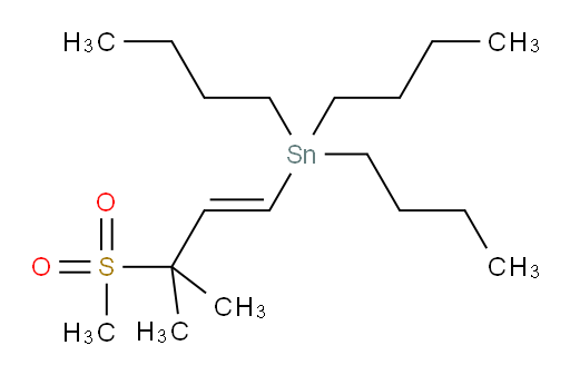 (E)-tributyl(3-methyl-3-(methylsulfonyl)but-1-en-1-yl)stannane