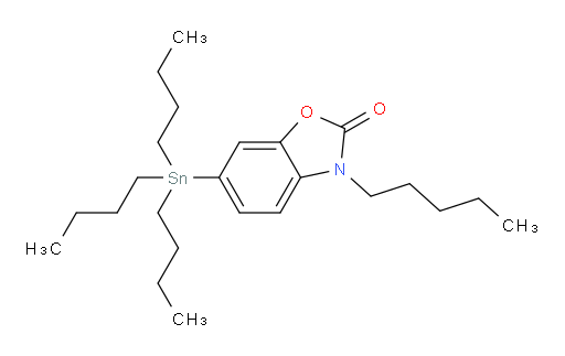 3-pentyl-6-(tributylstannyl)benzo[d]oxazol-2(3H)-one