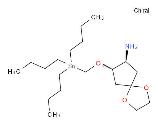 (7S,8S)-8-((tributylstannyl)methoxy)-1,4-dioxaspiro[4.4]nonan-7-amine